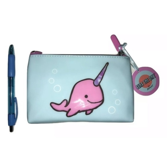 by JellyCat Seas The Day Small Pouch Makeup Bag - Picture 3 of 6